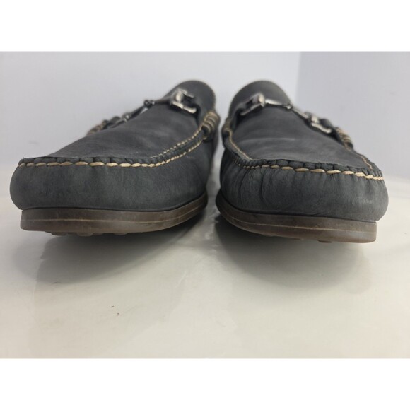 Peter Millar Catalina Horsebit Driving Loafers Blue Navy  Calfskin Suede Sz 10.5 main image 11